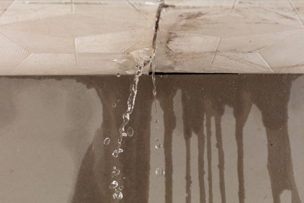 Professional Burst Pipe Cleanup technician working in Mayville, NY